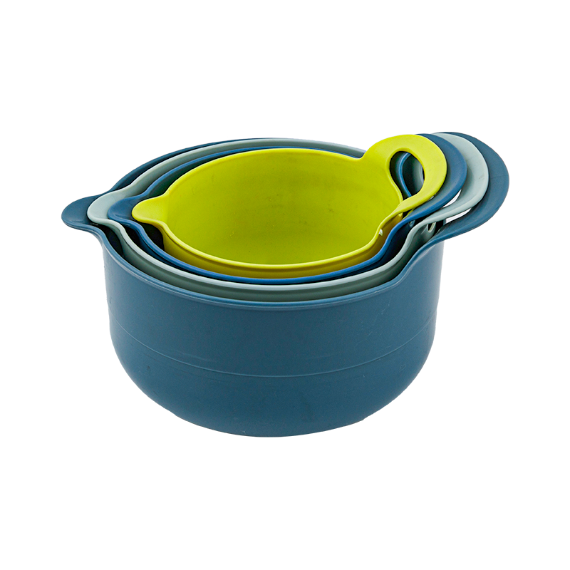 4PC Salad Bowl With Handle