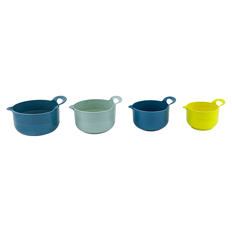 4PC Salad Bowl With Handle