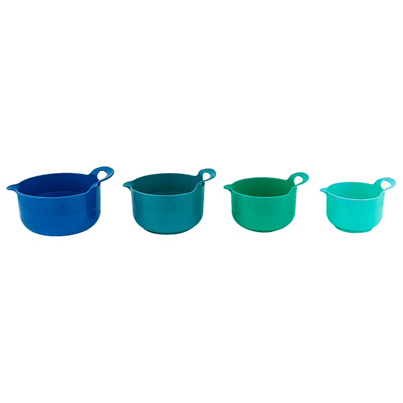 4PC Salad Bowl With Handle