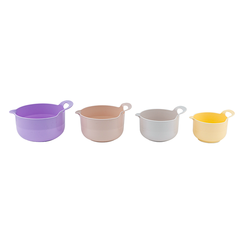 4PC Salad Bowl With Handle