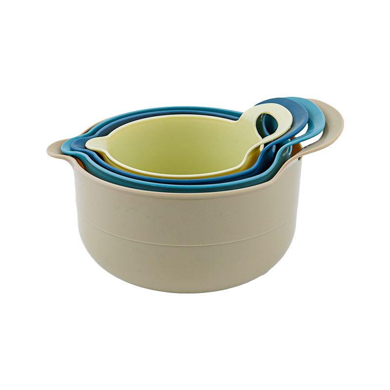 4PC Salad Bowl With Handle