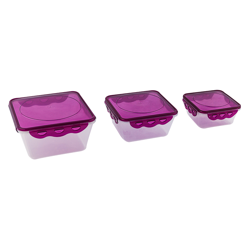 3PC Square Crisper