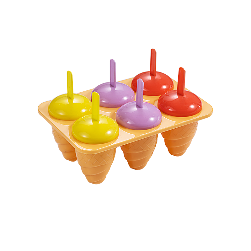 6pk Ice Cream Popsicle Molds